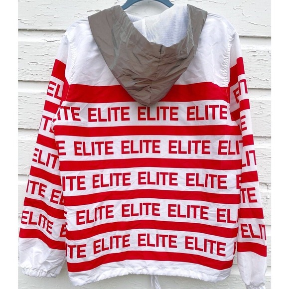 Five by Five Windbreaker Jacket ELITE Reflective Hood 1/4 Zip Medium Boys Fall - Picture 5 of 7